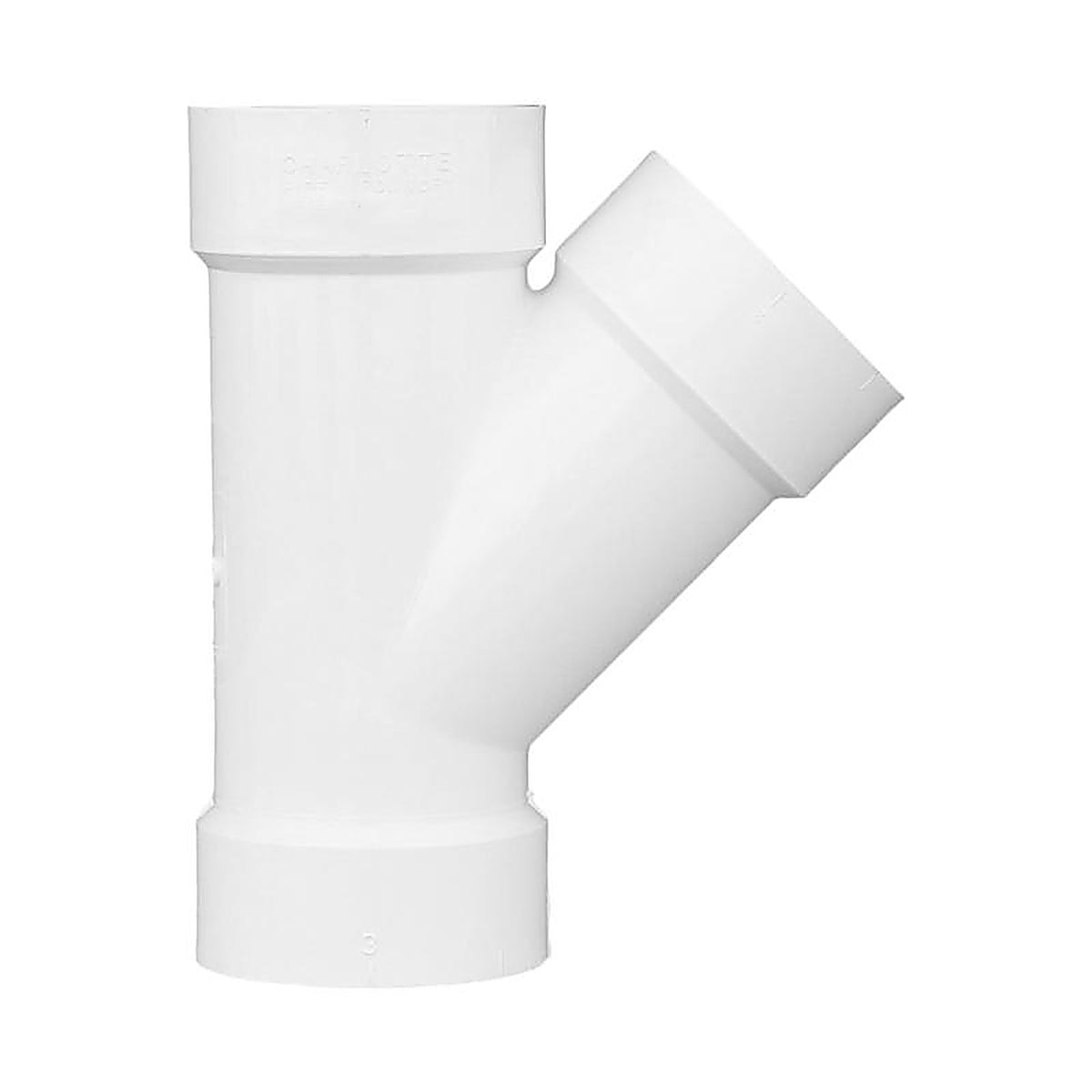 Charlotte Pipe - PVC006001200 - Schedule 40 3 in. Hub x 3 in. Dia. Hub PVC Wye