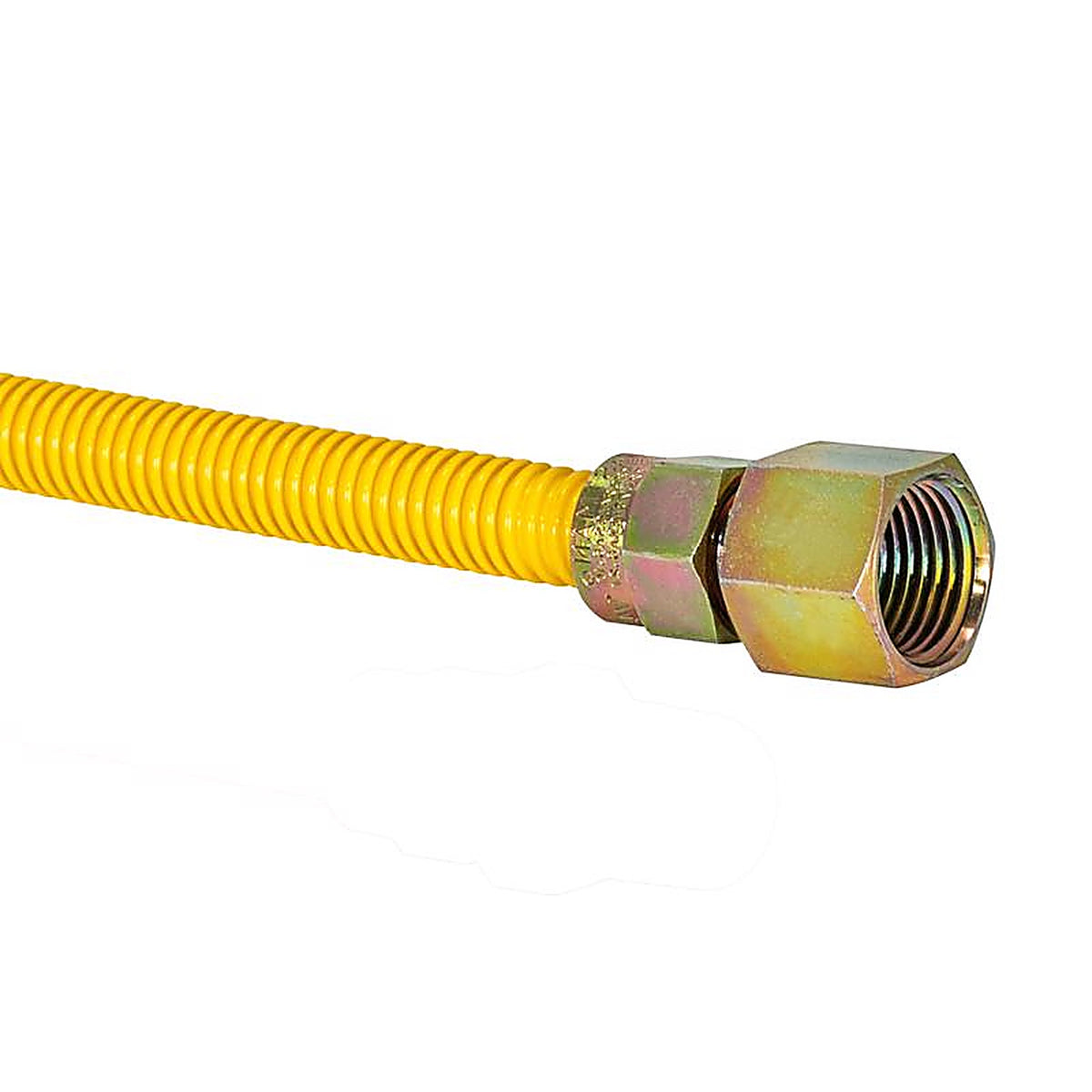 Brasscraft - CSSD45R-48P - ProCoat 1/2 in. FIP x 1/2 in. Dia. MIP 48 in. Stainless Steel Gas Connector