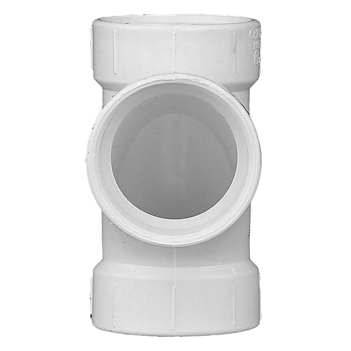 Charlotte Pipe - PVC004000800 - Schedule 40 1-1/2 in. Hub x 1-1/2 in. Dia. Hub PVC Sanitary Tee