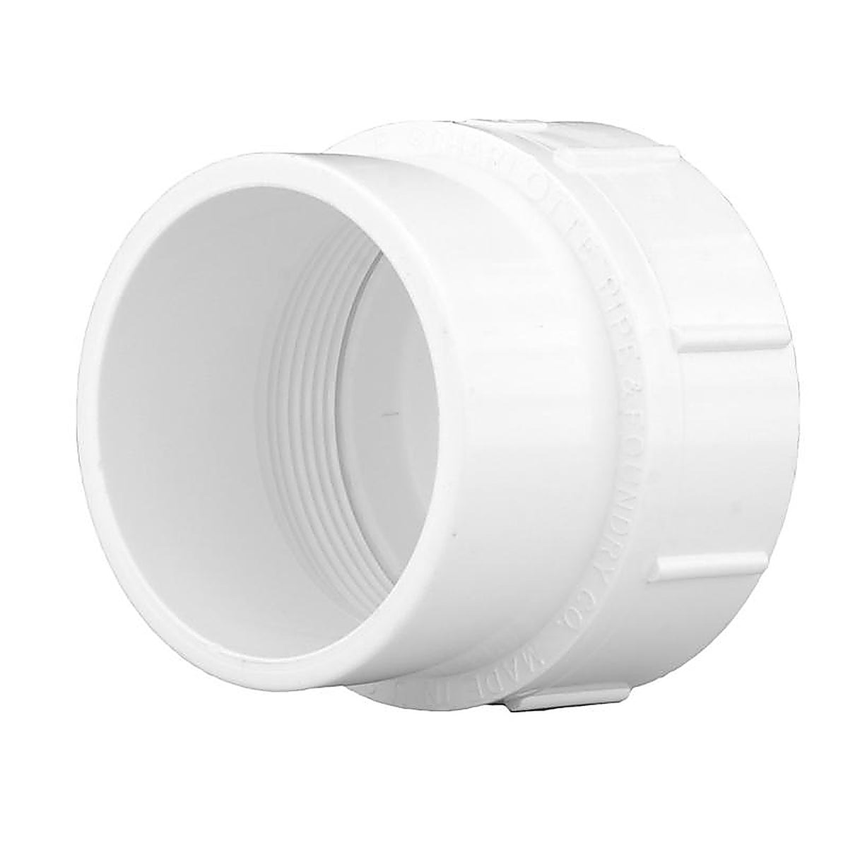 Charlotte Pipe - PVC00105X0600 - Schedule 40 1-1/2 in. Spigot x 1-1/2 in. Dia. FPT PVC Cleanout Adapter