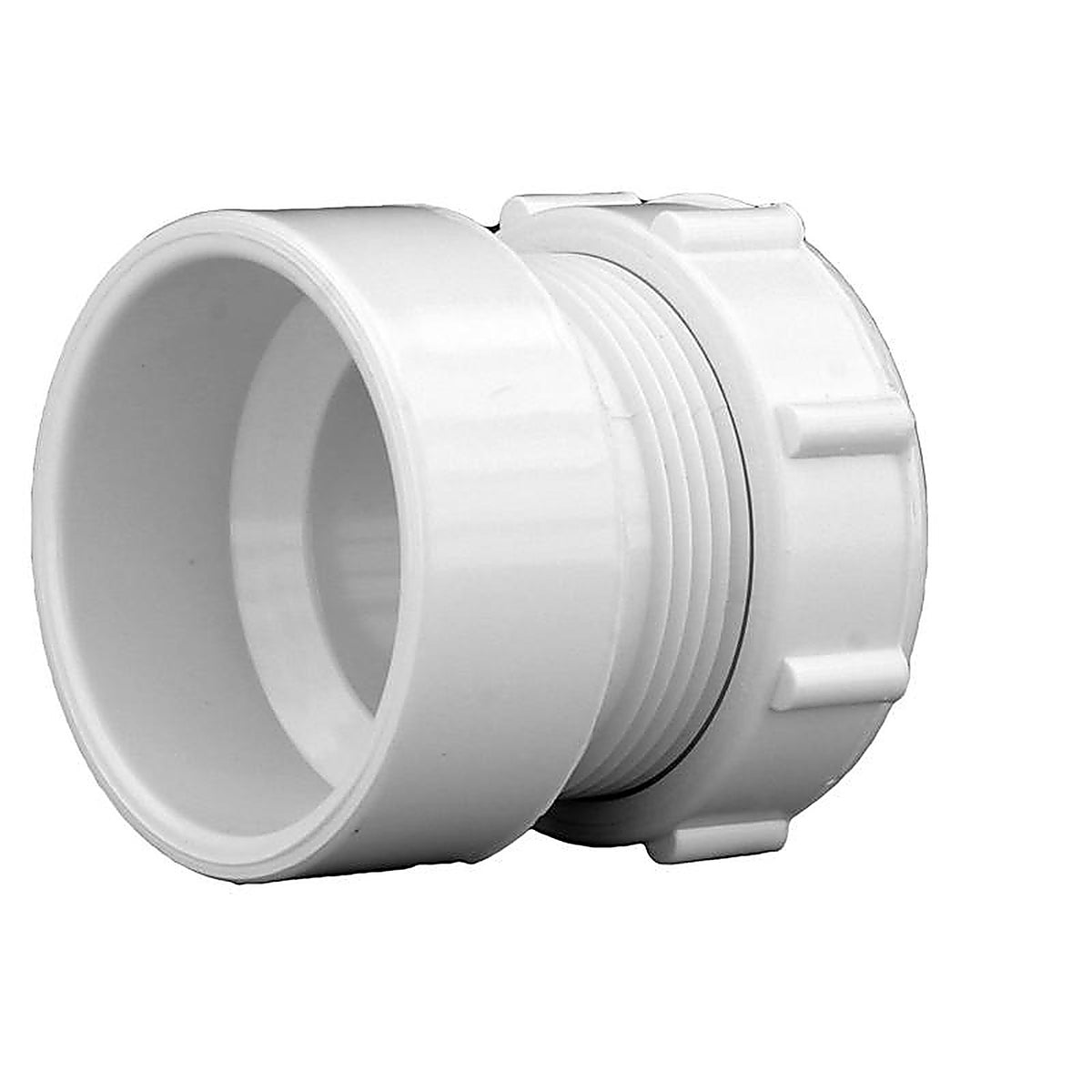 Charlotte Pipe - PVC00104R0600 - Schedule 40 1-1/2 in. Hub x 1-1/4 in. Dia. Slip PVC Adapter