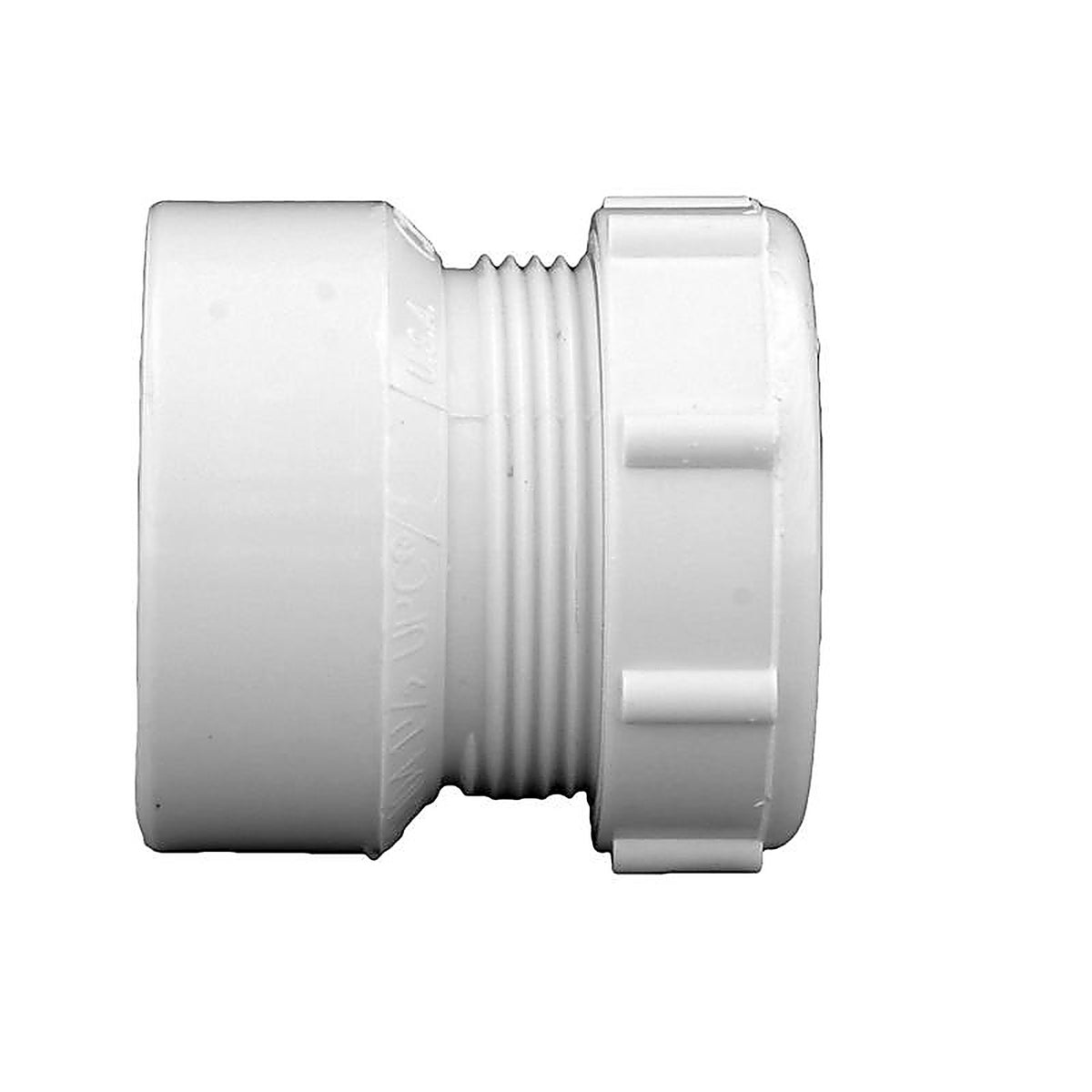 Charlotte Pipe - PVC00104R0600 - Schedule 40 1-1/2 in. Hub x 1-1/4 in. Dia. Slip PVC Adapter