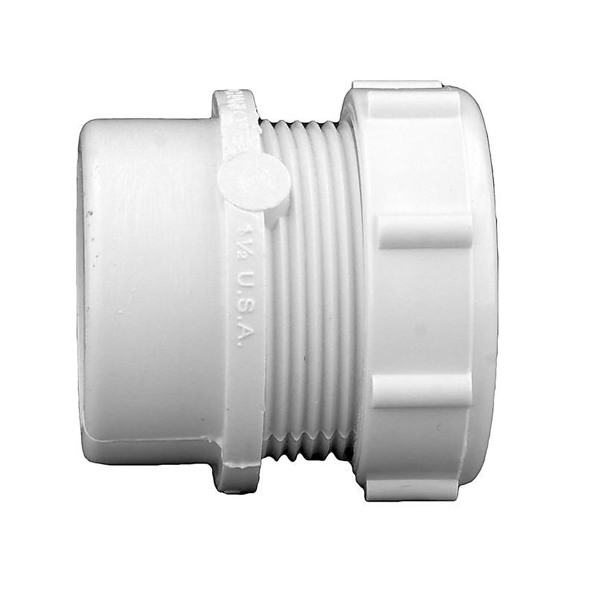 Charlotte Pipe - PVC00103R0600 - Schedule 40 1-1/2 in. Slip x 1-1/4 in. Dia. Slip PVC Trap Adapter