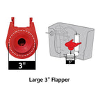 Korky - 3030BP - Titan Replacement Toilet Flapper For Eljer