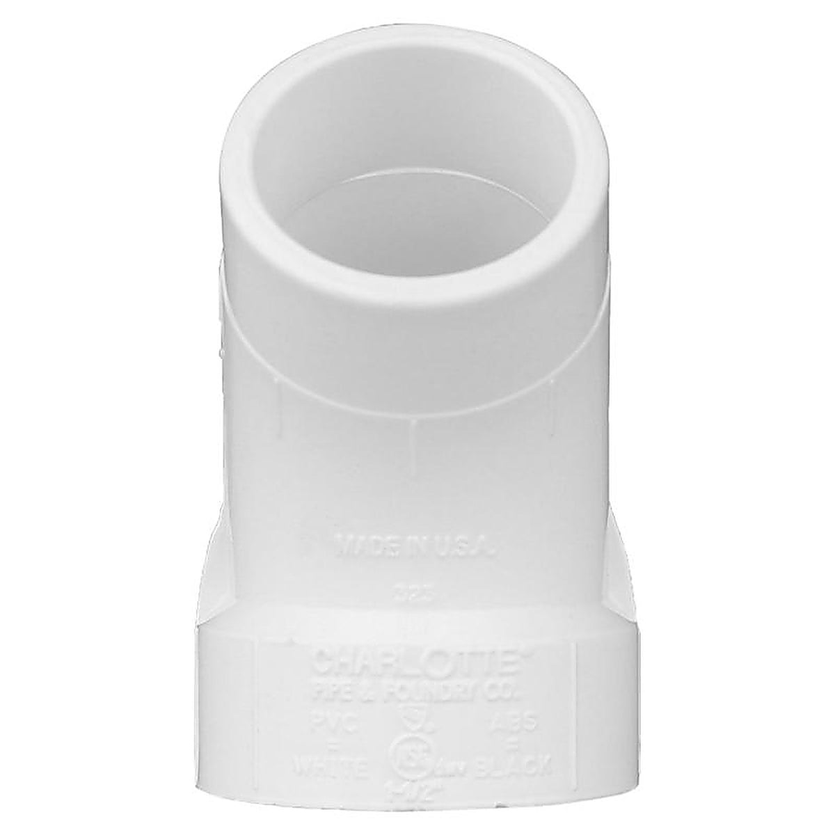 Charlotte Pipe - PVC003230800 - Schedule 40 1-1/2 in. Hub x 1-1/2 in. Dia. Spigot PVC Street Elbow
