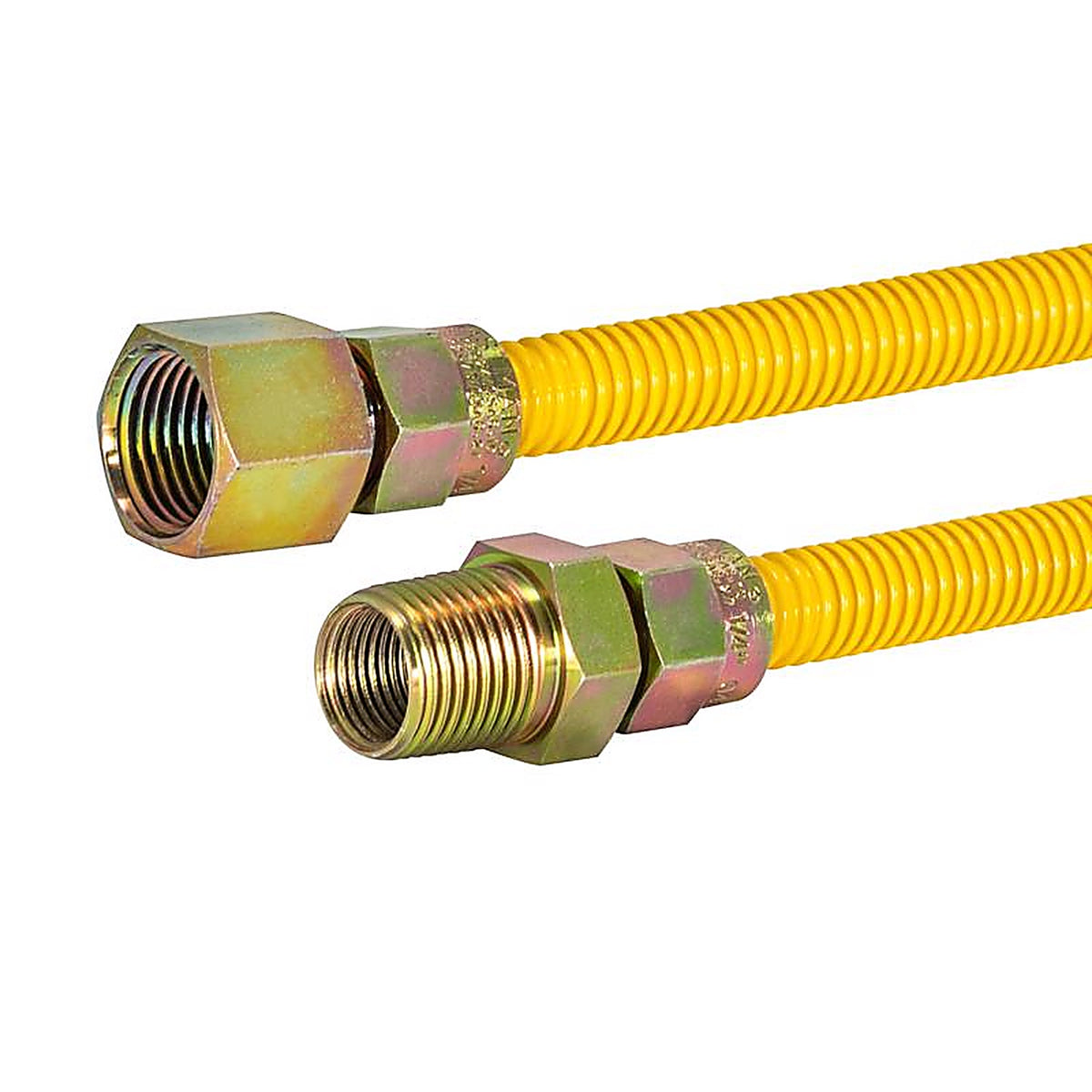 Brasscraft - CSSD54-24P - ProCoat 1/2 in. FIP x 1/2 in. Dia. x 24 in. L MIP Stainless Steel Gas Connector