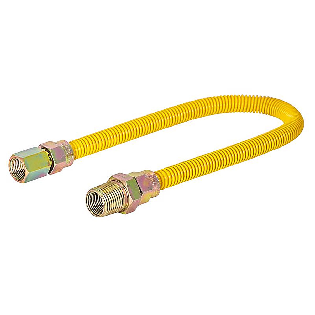 Brasscraft - CSSL54-36P - ProCoat 1/2 in. MIP x 1/2 in. Dia. x 36 in. L FIP Stainless Steel Gas Connector