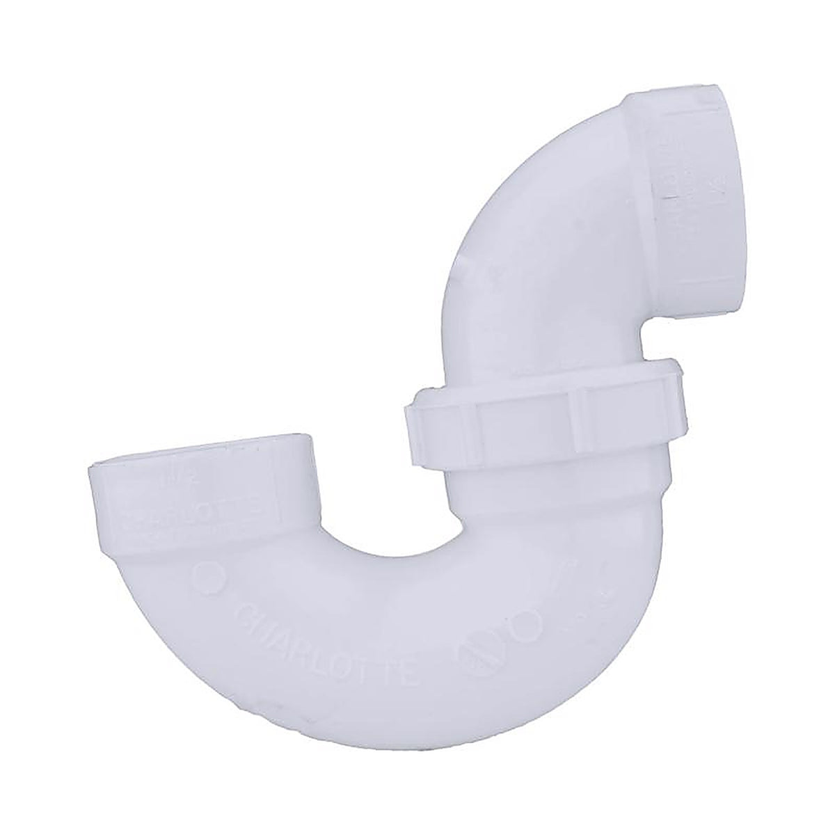 Charlotte Pipe - PVC00708P0800 - Schedule 40 1-1/2 in. Hub x 1-1/2 in. Dia. Hub PVC P-Trap with Union