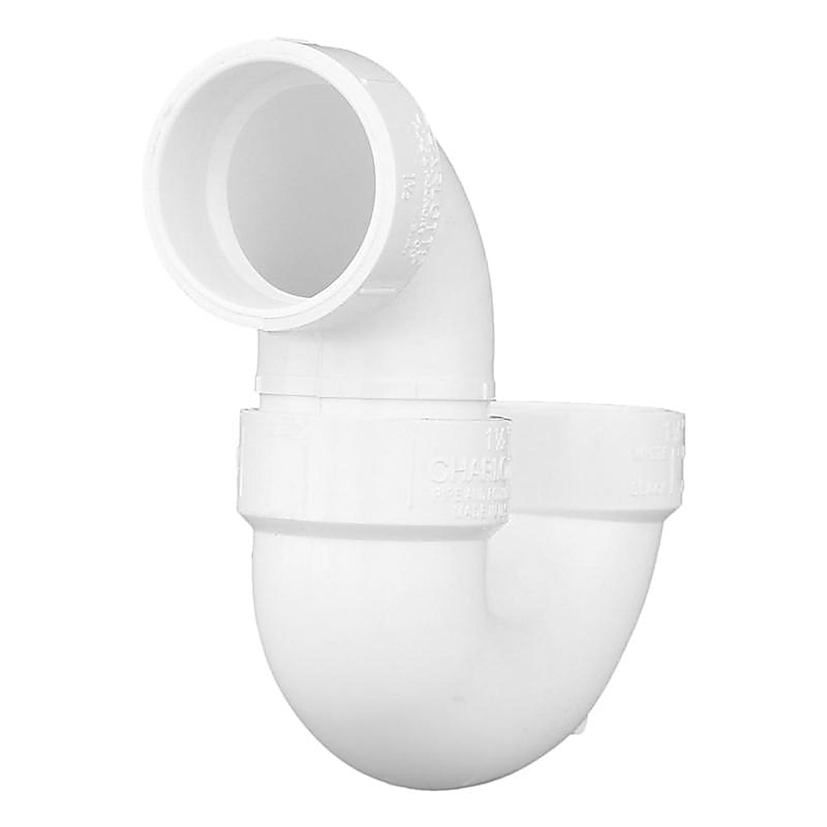 Charlotte Pipe - PVC00706X0600 - Schedule 40 1-1/2 in. Hub x 1-1/2 in. Dia. Hub PVC P-Trap