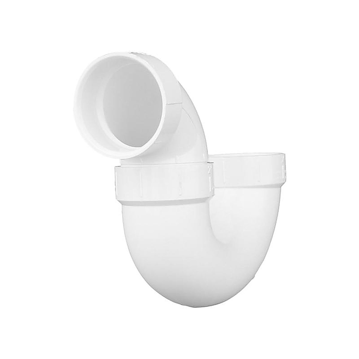Charlotte Pipe - PVC00706X0800 - Schedule 40 2 in. Hub x 2 in. Dia. Hub PVC P-Trap