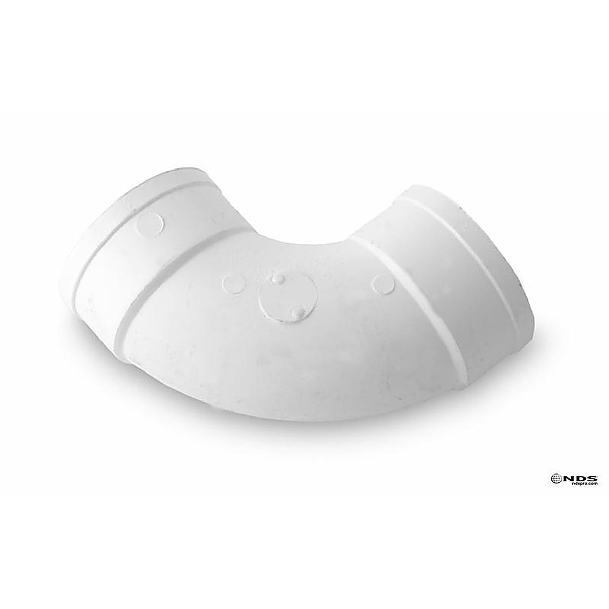 NDS - 31P0 - Schedule 35 3 in. Hub each X 3 in. D Hub PVC Elbow