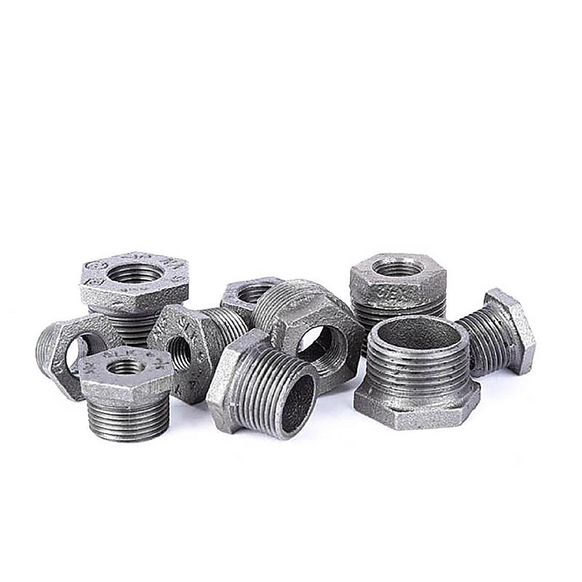 Mueller - 521-998BC - 2-1/2 in. MPT x 2 in. Dia. FPT Black Malleable Iron Hex Bushing