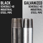 STZ Industries - 351212X3 - 2-1/2 in. MIP each X 2-1/2 in. D MIP Galvanized Steel 3 in. L Nipple