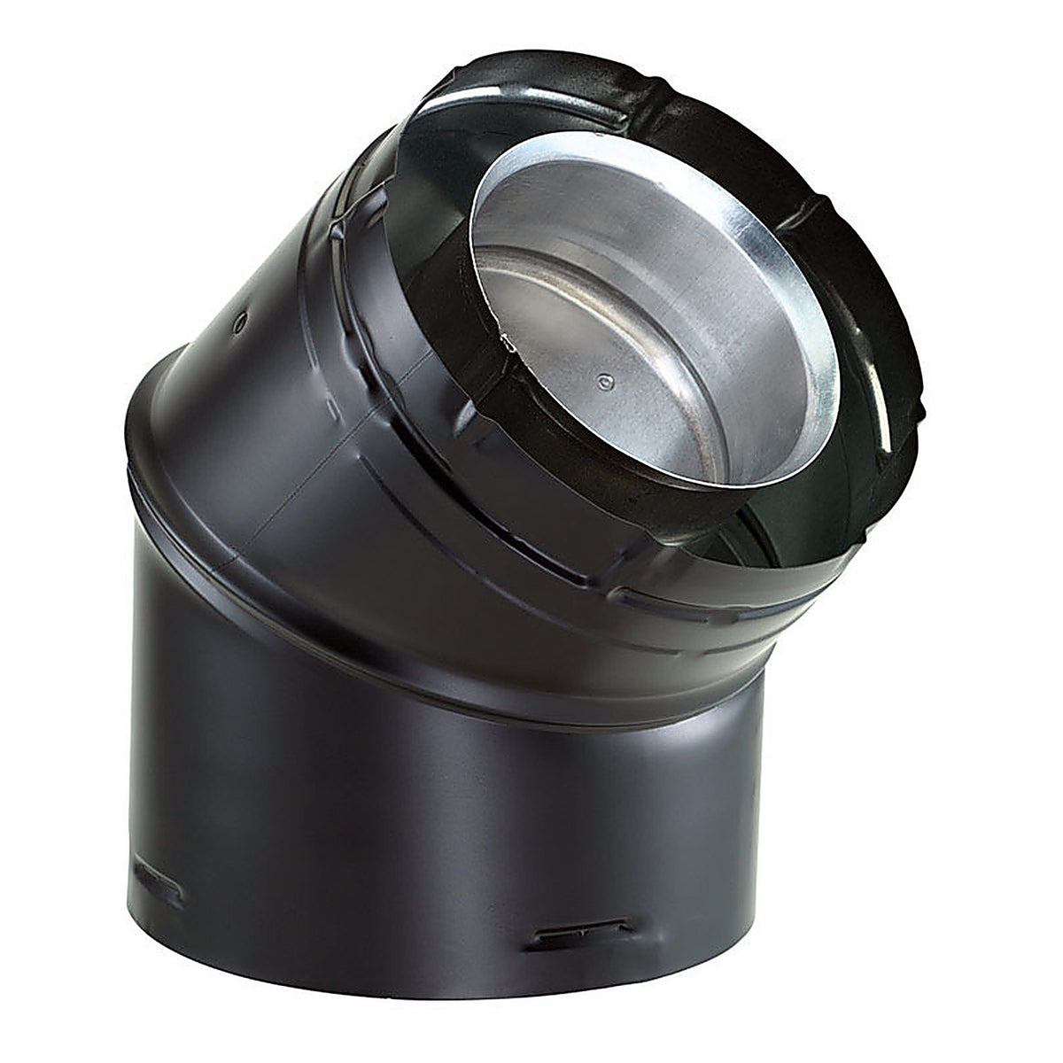 DuraVent - 46DVA-E45B - DirectVent 4 in. D X 4 in. D 45 deg Aluminum/Galvanized Steel Elbow Exhaust