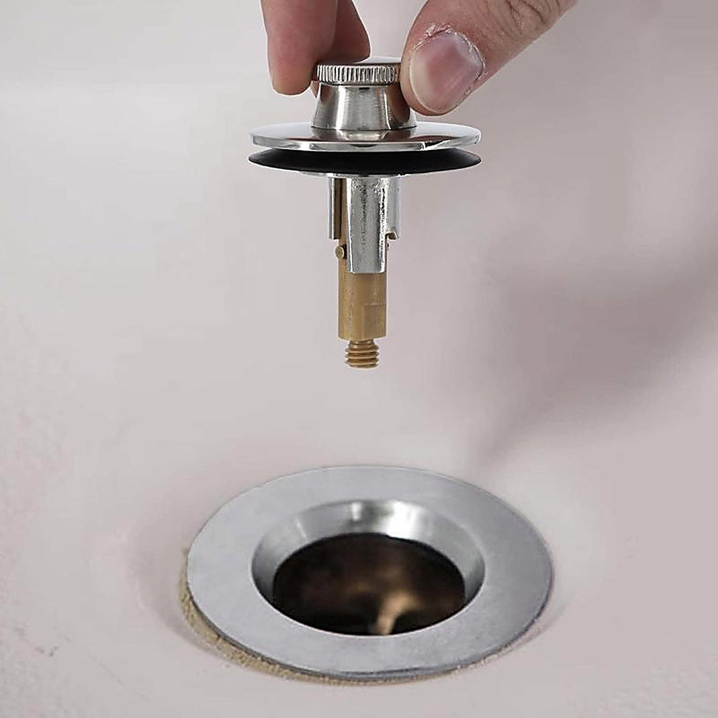 Danco - 89258 - 2 in. Brushed Nickel Brass Lift Plug and Drain