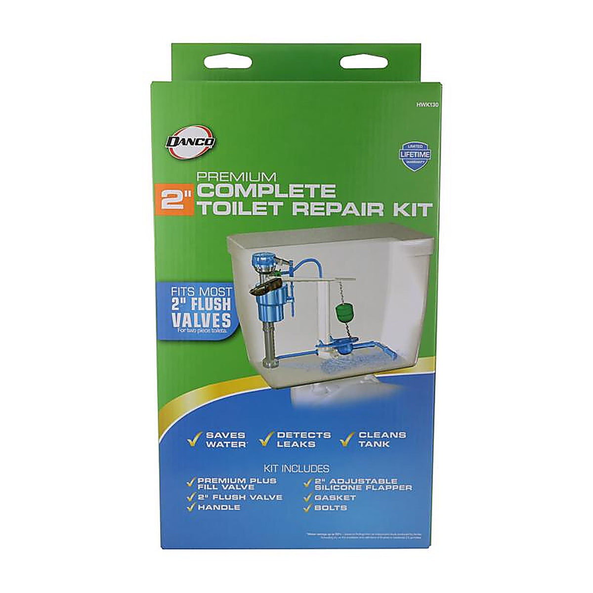 Danco - HWK130 - Toilet Repair Kit Blue Plastic