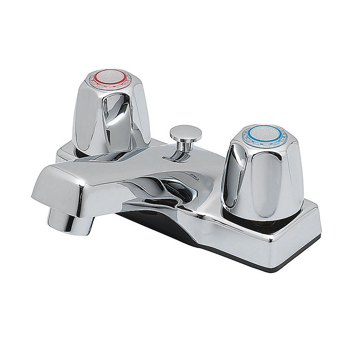 OakBrook - 67869W-6001 - Coastal Chrome Two Handle Lavatory Pop-Up Faucet 4 in.