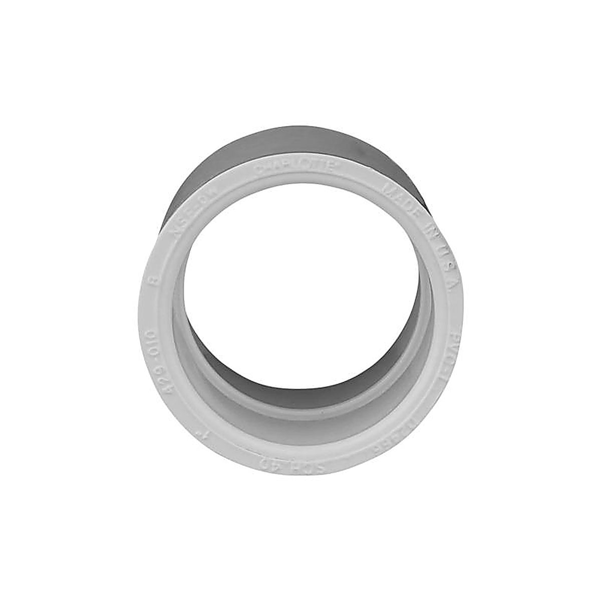 Charlotte Pipe - PVC021001000 - Schedule 40 1 in. Slip x 1 in. Dia. Slip PVC Coupling