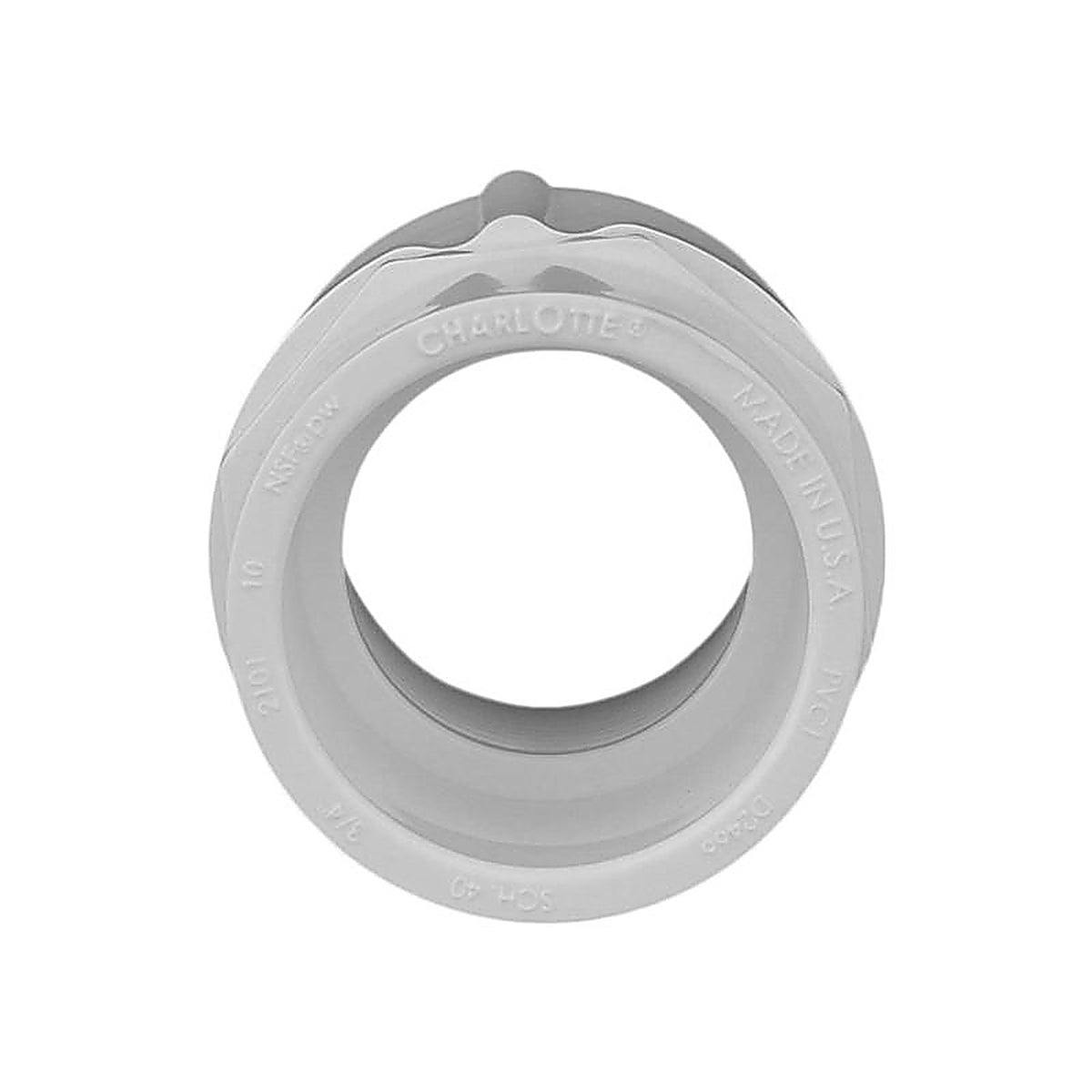 Charlotte Pipe - PVC021010800 - Schedule 40 3/4 in. Slip x 3/4 in. Dia. FPT PVC Adapter