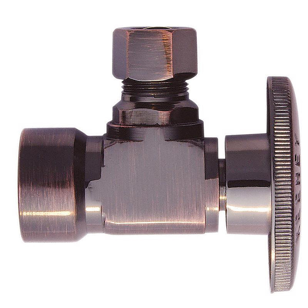 Keeney - K2048AVBLF - 1/2 in. FIP in. X 3/8 in. Brass Shut-Off Valve