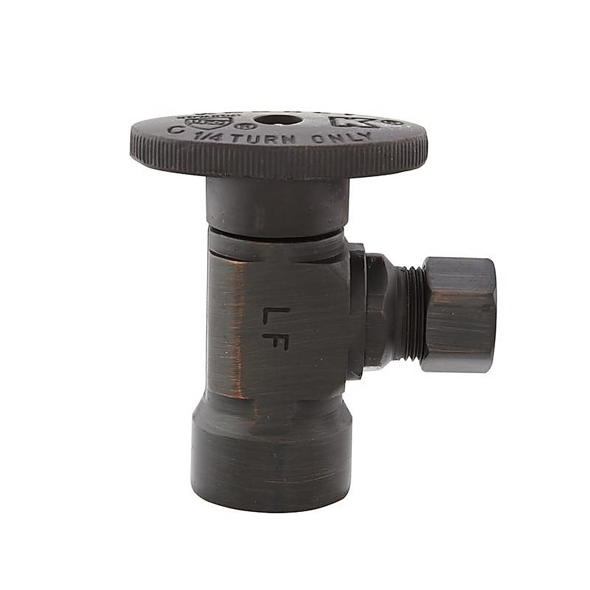 Keeney - K2048AVBLF - 1/2 in. FIP in. X 3/8 in. Brass Shut-Off Valve