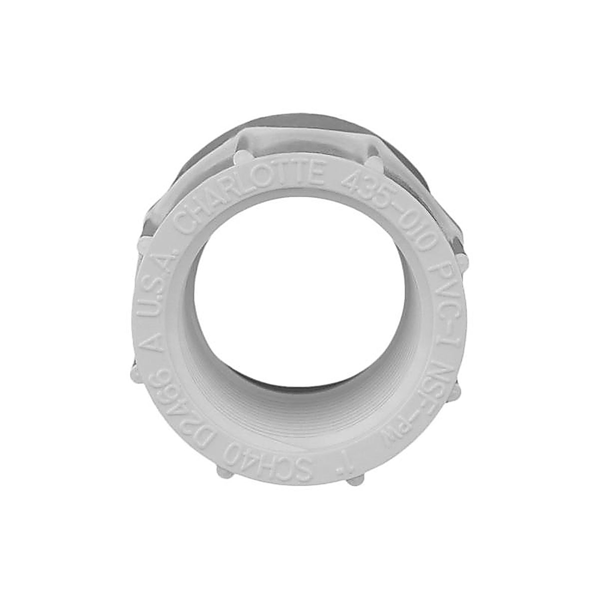 Charlotte Pipe - PVC021011000 - Schedule 40 1 in. Slip x 1 in. Dia. FPT PVC Adapter