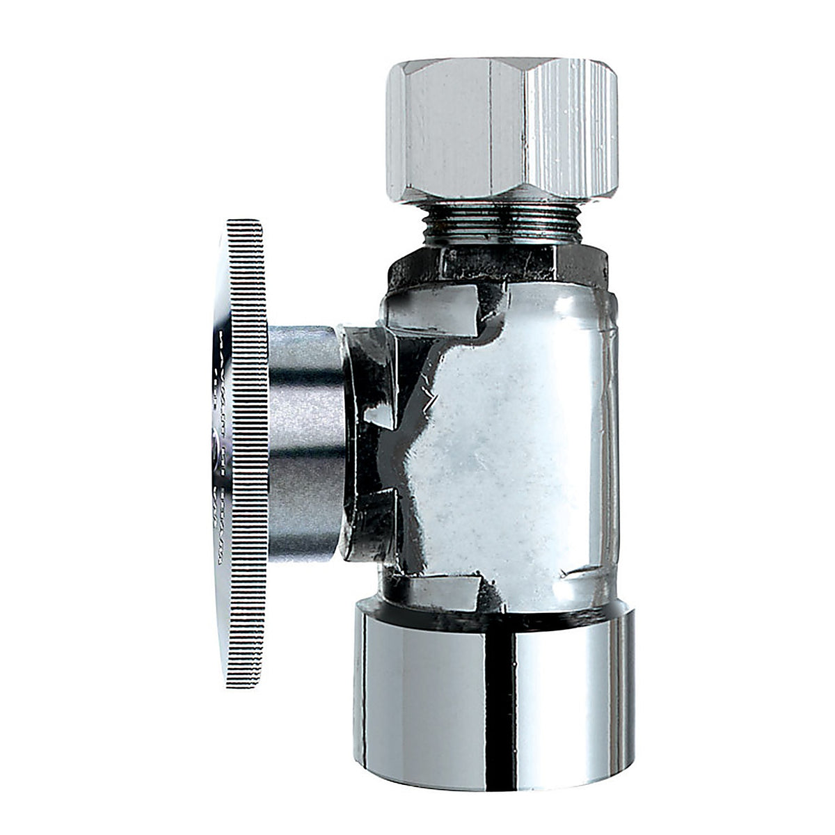 Keeney - 2058PCLF - FIP Compression Brass Straight Stop Valve