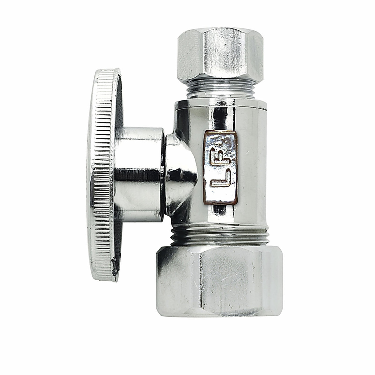 Keeney - 2068PCLF - 5/8 in. Compression in. X 3/8 in. Compression Brass Straight Valve