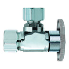 Keeney - 2623PCLF - 5/8 in. Compression x 1/2 in. Compression Brass Angle Valve