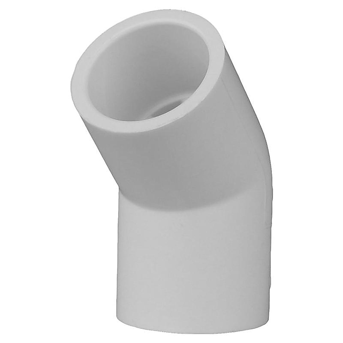 Charlotte Pipe - PVC023090600 - Schedule 40 1/2 in. Slip x 1/2 in. Dia. Slip PVC 45 Degree Elbow