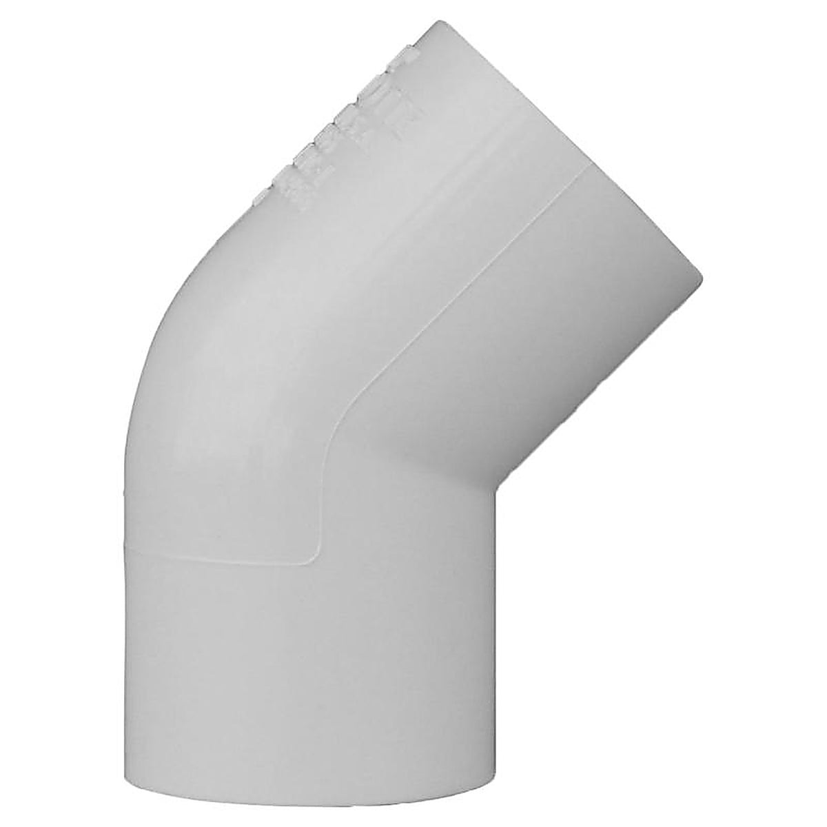 Charlotte Pipe - PVC023090600 - Schedule 40 1/2 in. Slip x 1/2 in. Dia. Slip PVC 45 Degree Elbow