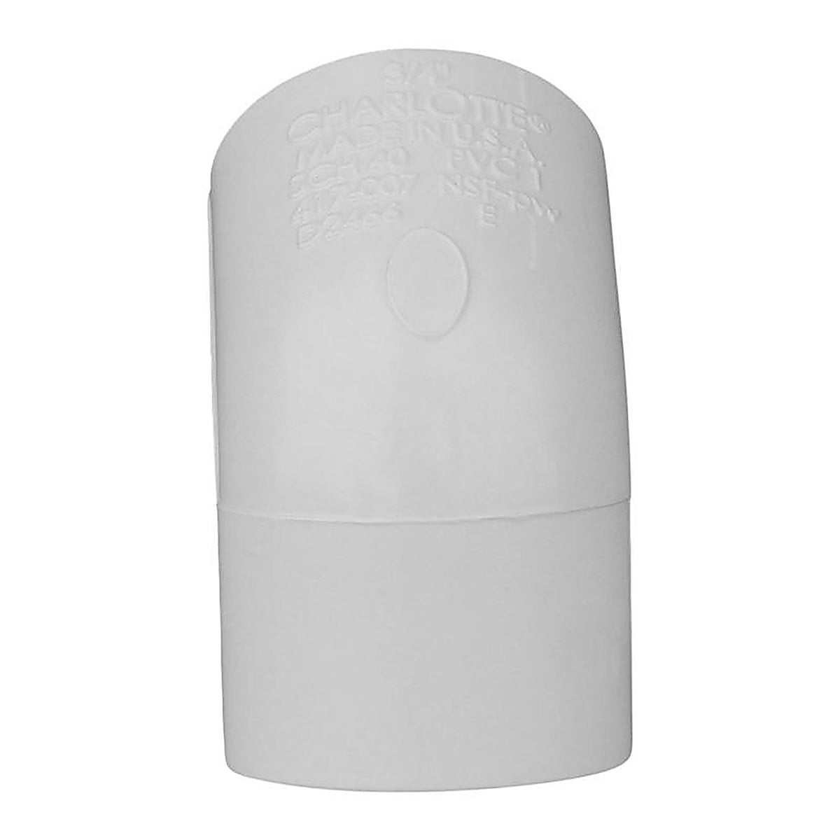 Charlotte Pipe - PVC023090800 - Schedule 40 3/4 in. Slip x 3/4 in. Dia. Slip PVC Elbow
