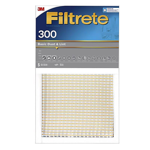 3M - 304-4 - Filtrete 14 in. W X 25 in. H X 1 in. D 7 MERV Pleated Air Filter 1 pk