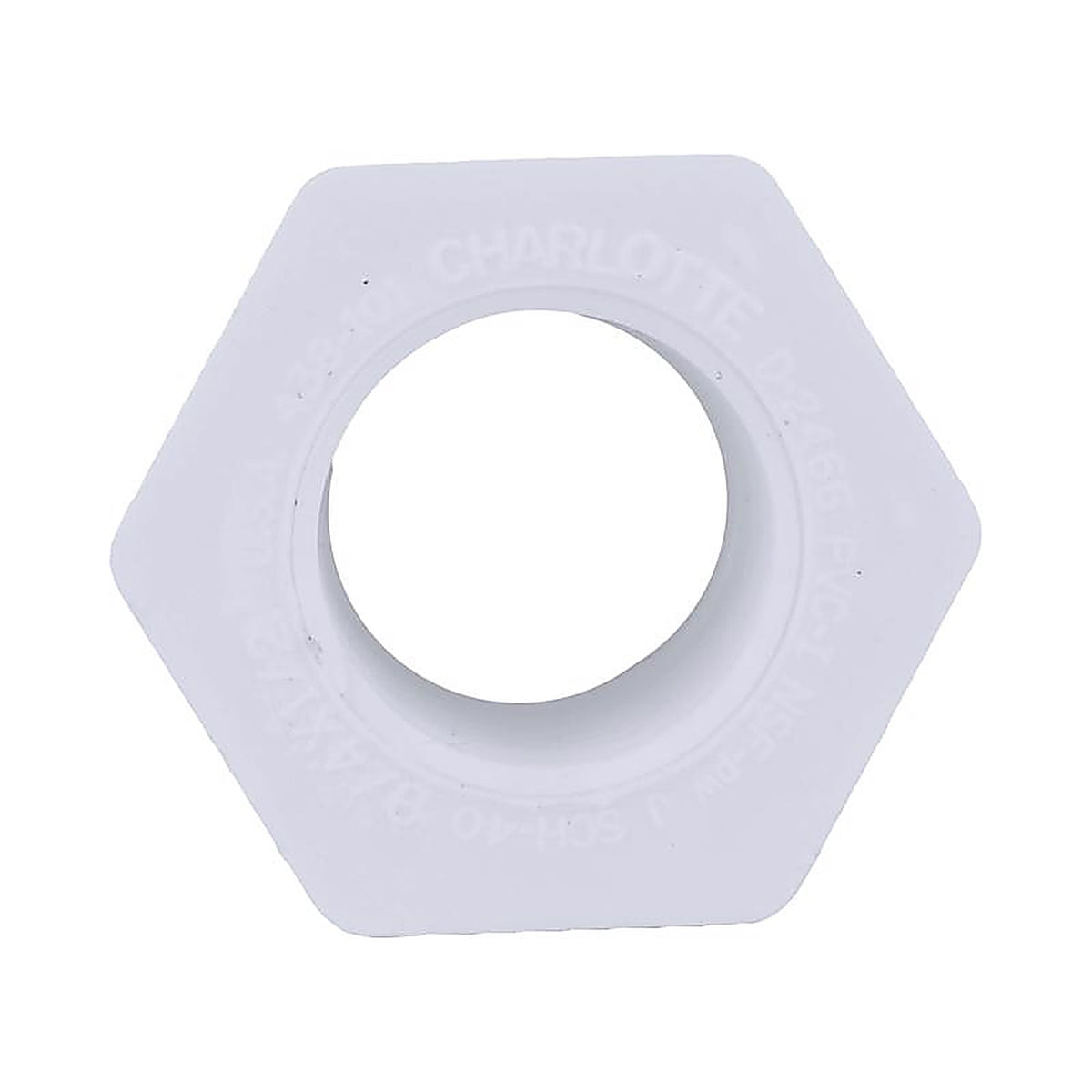 Charlotte Pipe - PVC021080600 - Schedule 40 3/4 in. Spigot x 1/2 in. Dia. FPT PVC Reducing Bushing