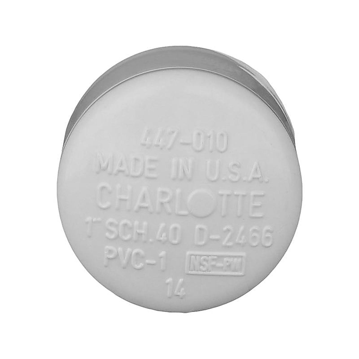 Charlotte Pipe - PVC021161000 - Schedule 40 1 in. Slip PVC Cap