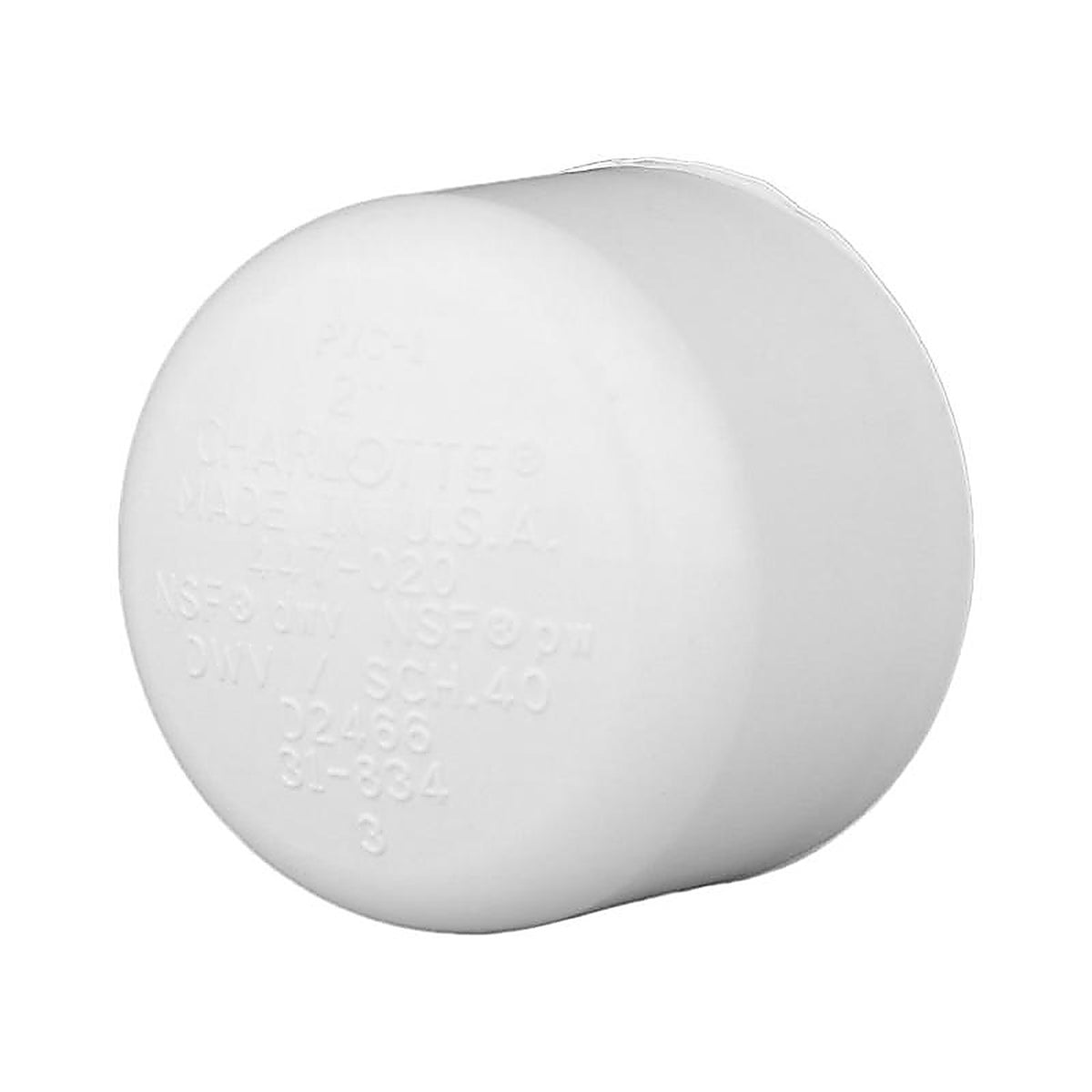 Charlotte Pipe - PVC021161200 - Schedule 40 1-1/4 in. Slip PVC Cap