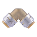 SharkBite - U248LFA - 1/2 in. Push x 1/2 in. Dia. Push Brass Elbow