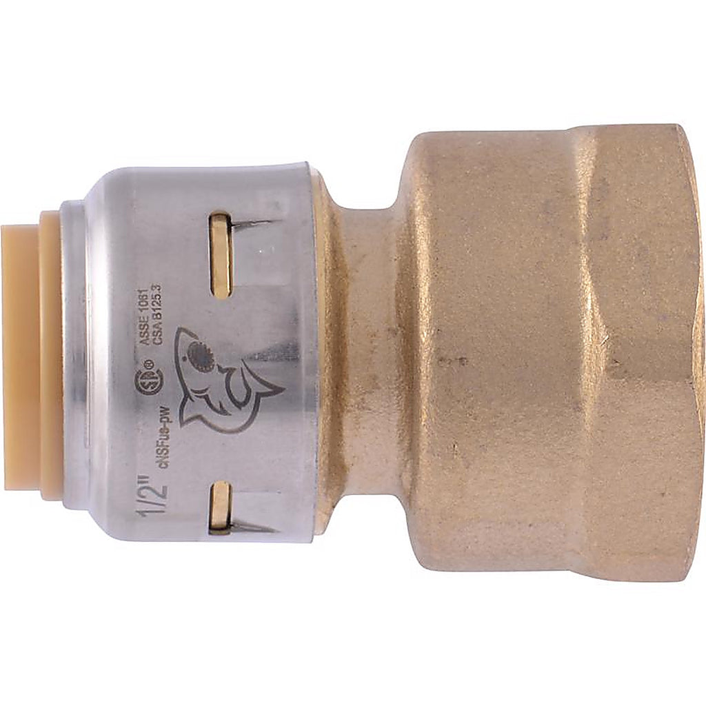 SharkBite U068LFA Brass Push-to-Connect Female Reducing Connector