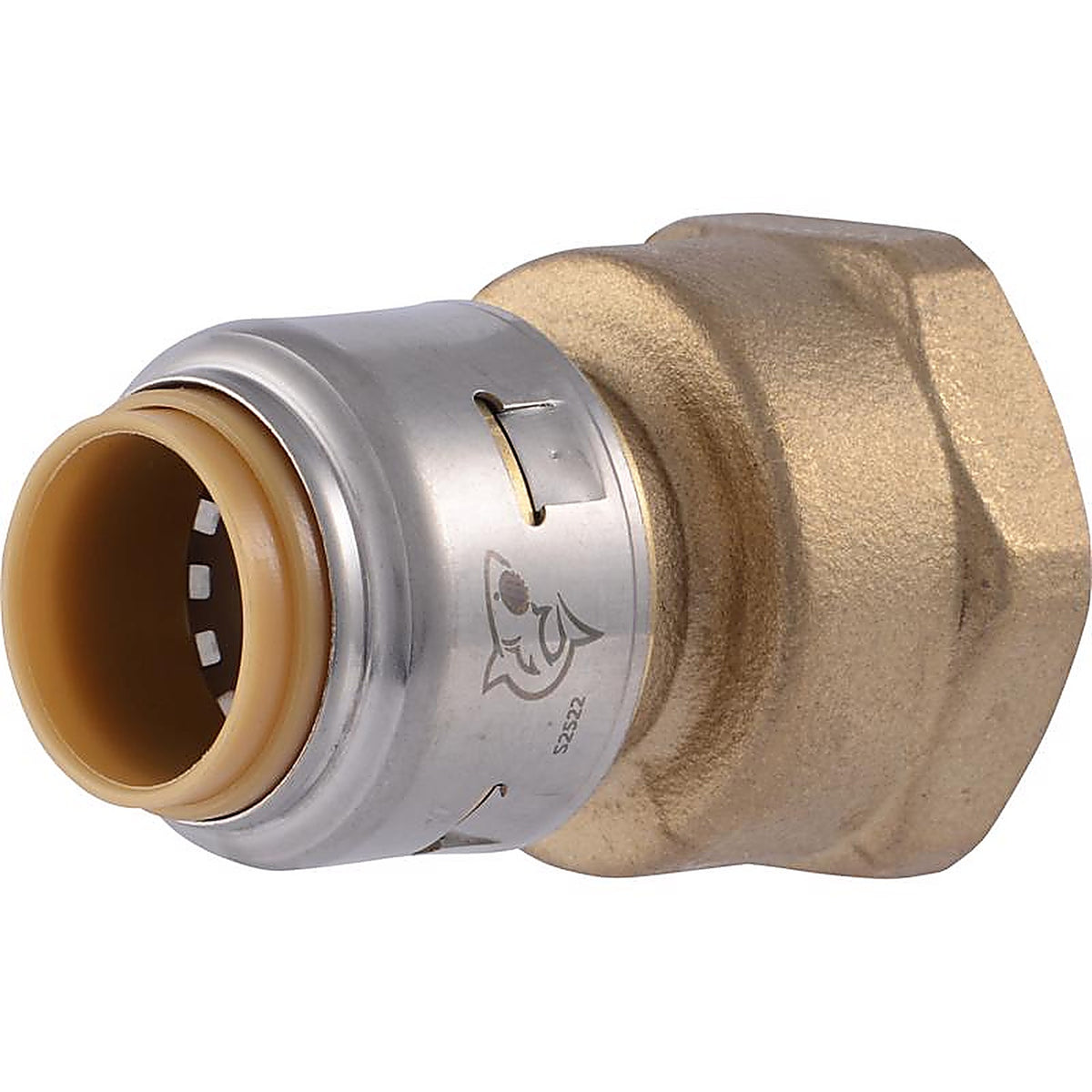 SharkBite - U068LFA - 1/2 in. Push x 3/4 in. Dia. FPT Brass Reducing Connector