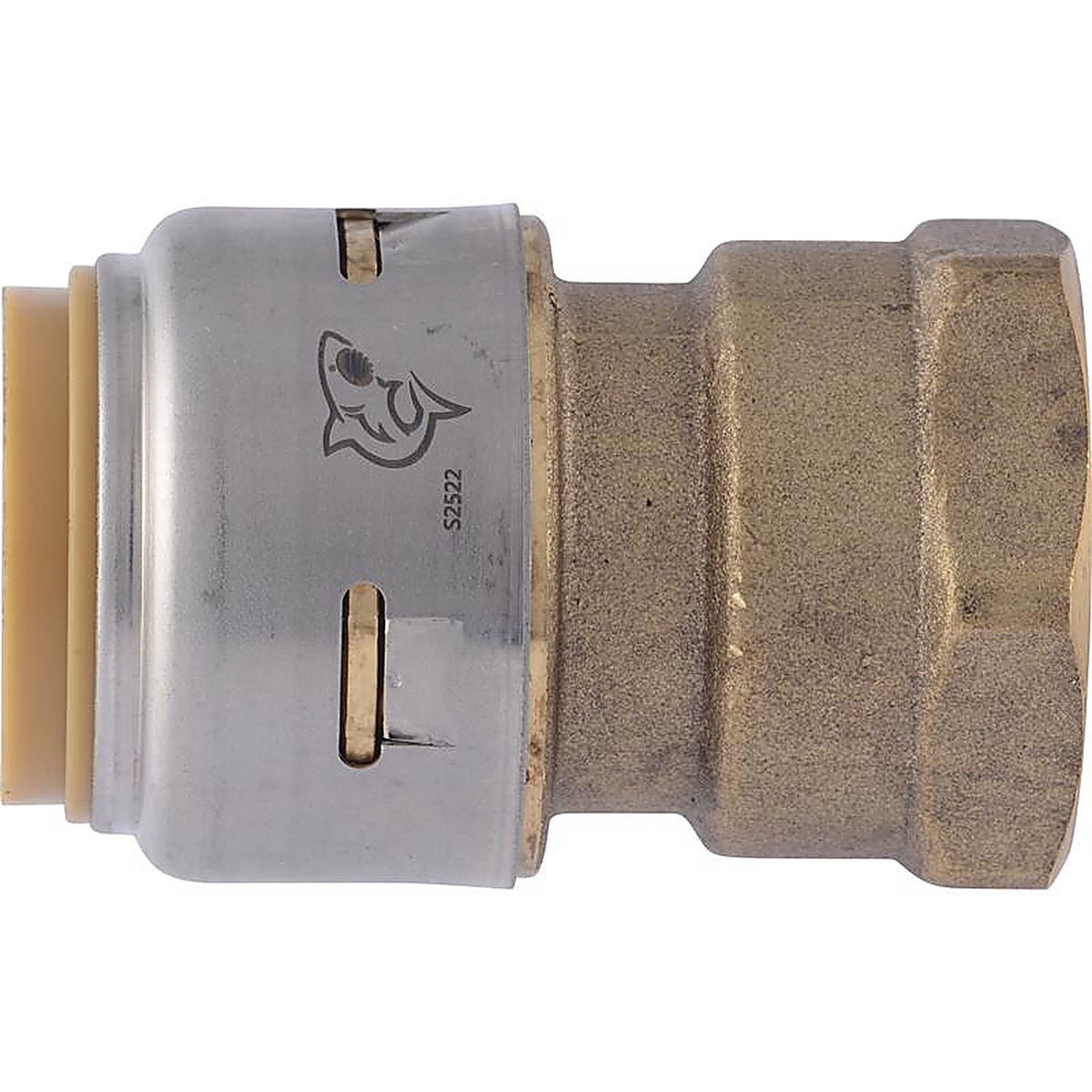 SharkBite - U088LFA - 3/4 in. Push x 3/4 in. Dia. FPT Brass Connector