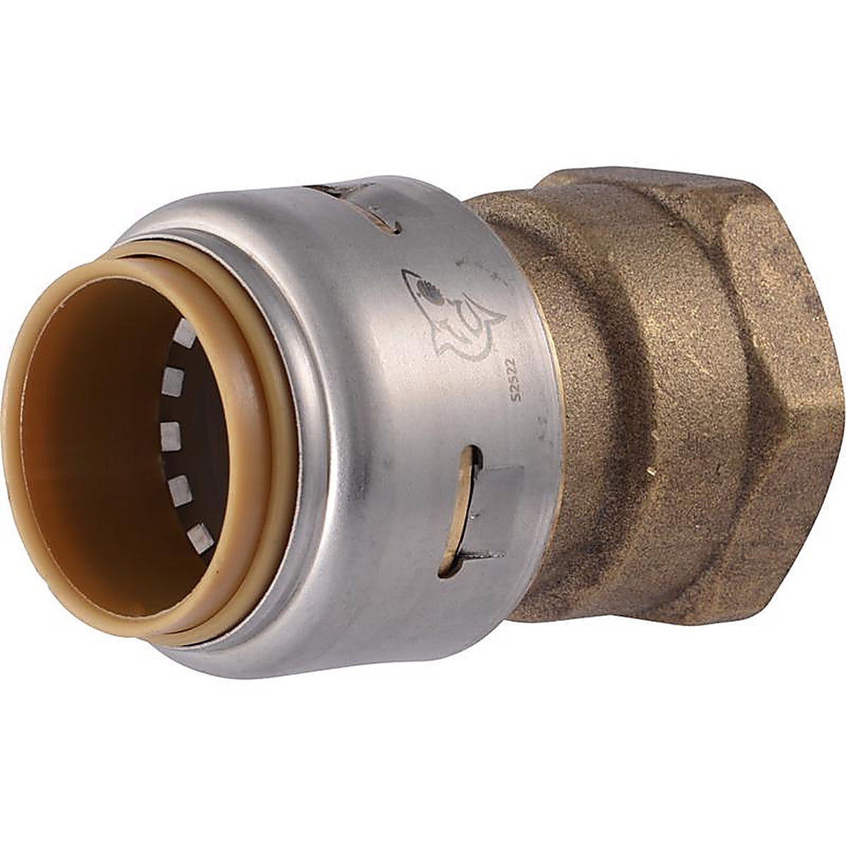 SharkBite - U088LFA - 3/4 in. Push x 3/4 in. Dia. FPT Brass Connector