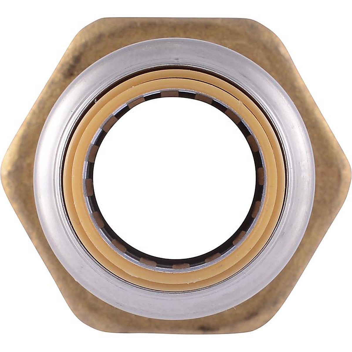 SharkBite - U116LFA - 1/2 in. Push x 3/4 in. Dia. MPT Brass Connector