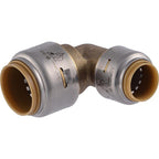 SharkBite - U274LFA - 3/4 in. Push x 1/2 in. Dia. Push Brass Reducing Elbow