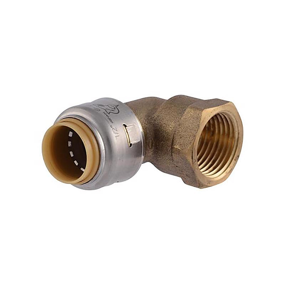 SharkBite - U308LFA - 1/2 in. Push x 1/2 in. Dia. FPT Brass Elbow