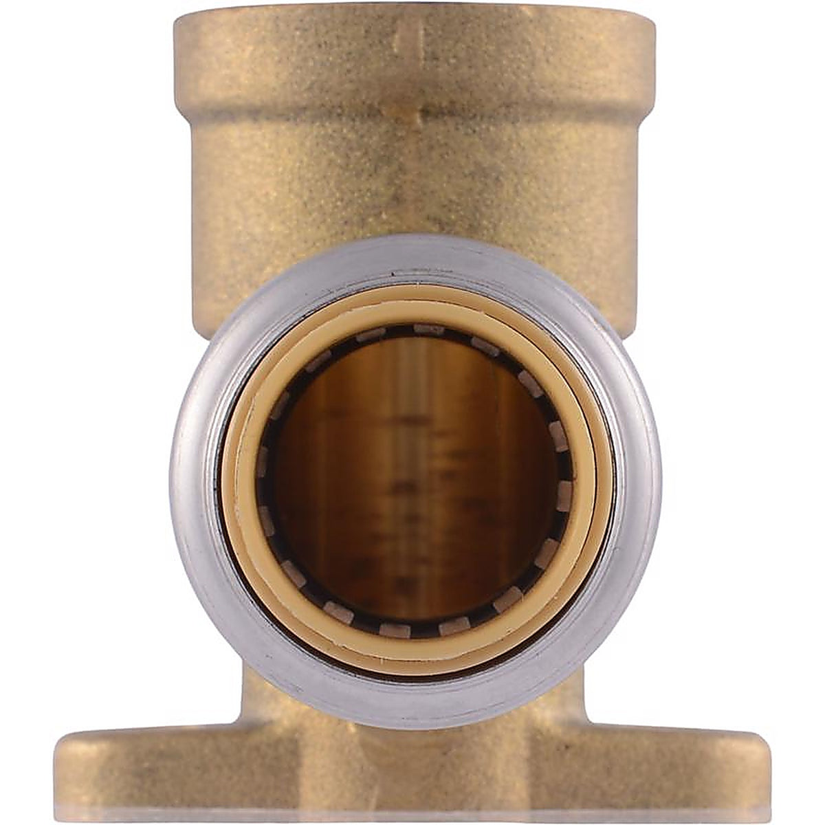 SharkBite - U334LFA - Push to Connect 1/2 in. Push x 1/2 in. Dia. FIP Brass 90 Degree Drop Ear Elbow