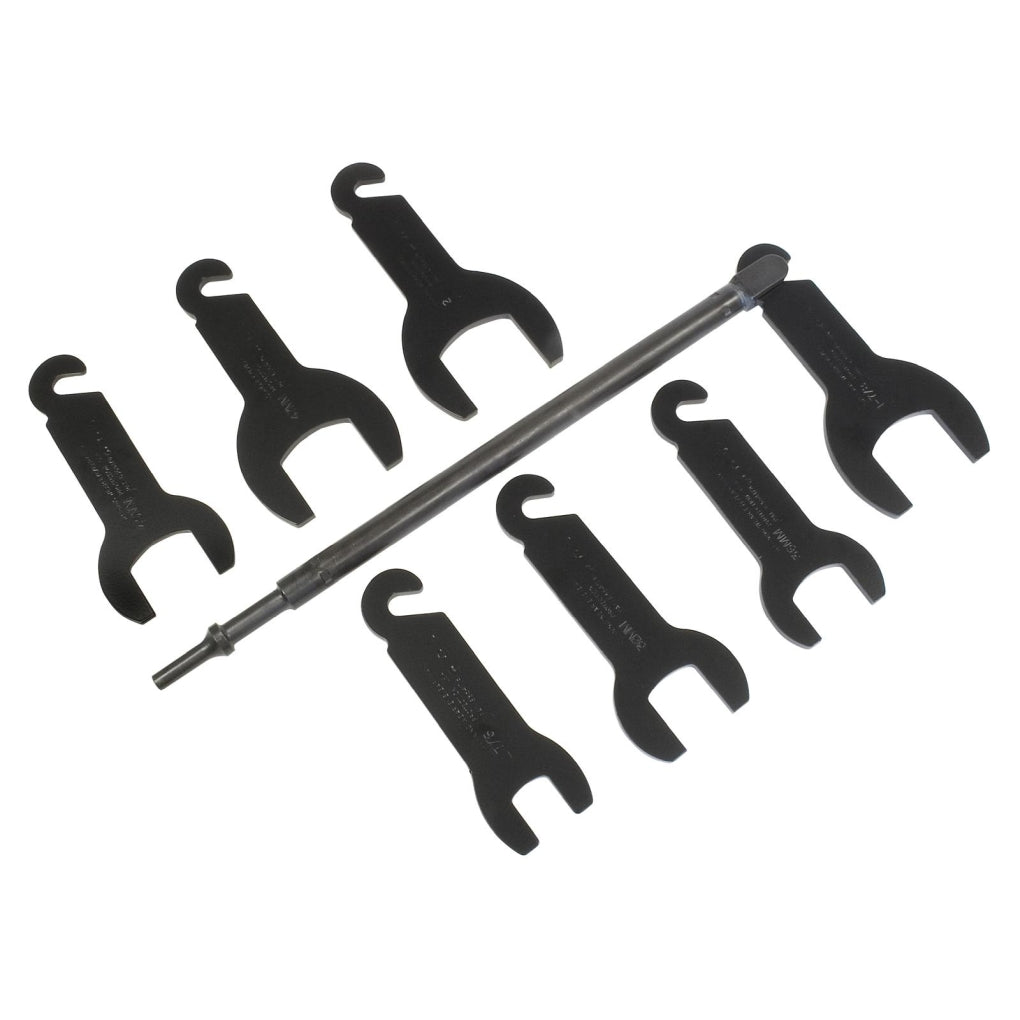 Lisle - 43300 - 7 Pc. Pneumatic Fan Clutch Wrench Set to Remove & Install