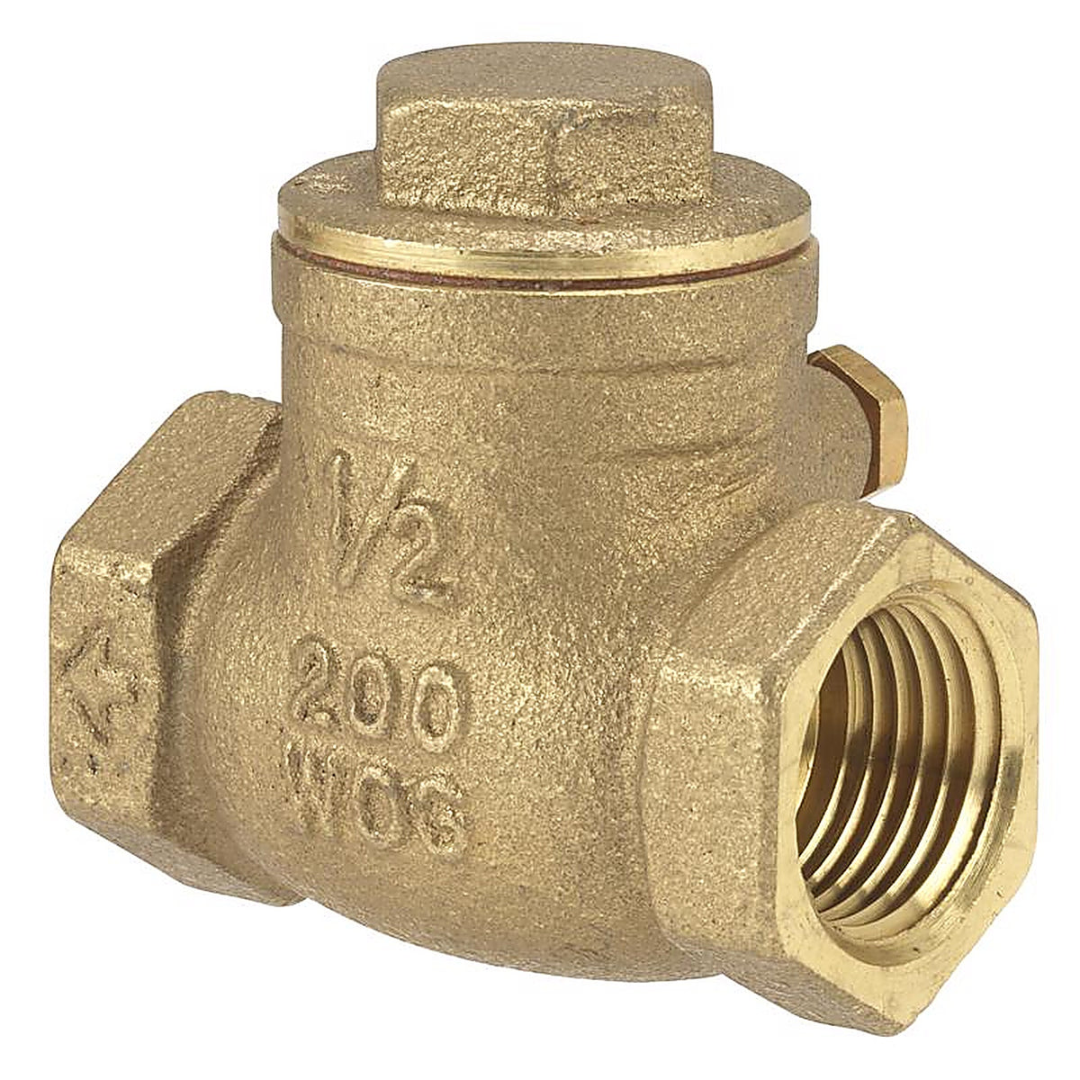Homewerks - 240-2-12 - 1/2 in. D X 1/2 in. D FIP Brass Swing Check Valve