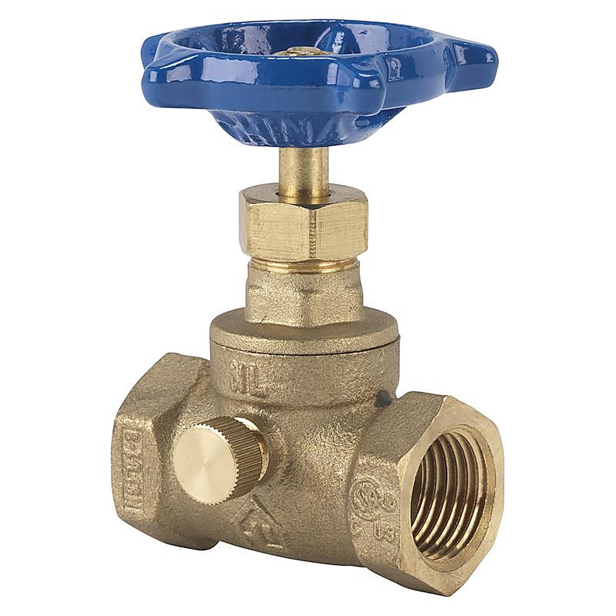 Homewerks - 220-2-12 - 1/2 in. FIP X 1/2 in. FIP Brass Stop and Waste Valve