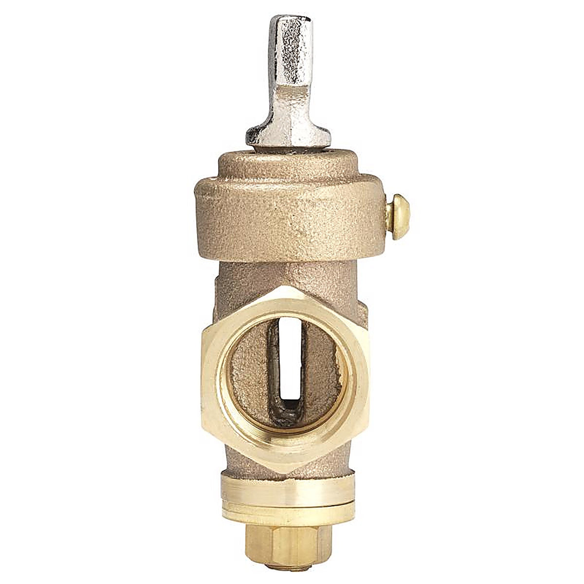 Homewerks - 225-2-34 - 3/4 in. FIP X 3/4 in. FIP Bronze Ground Key Stop & Drain Valve