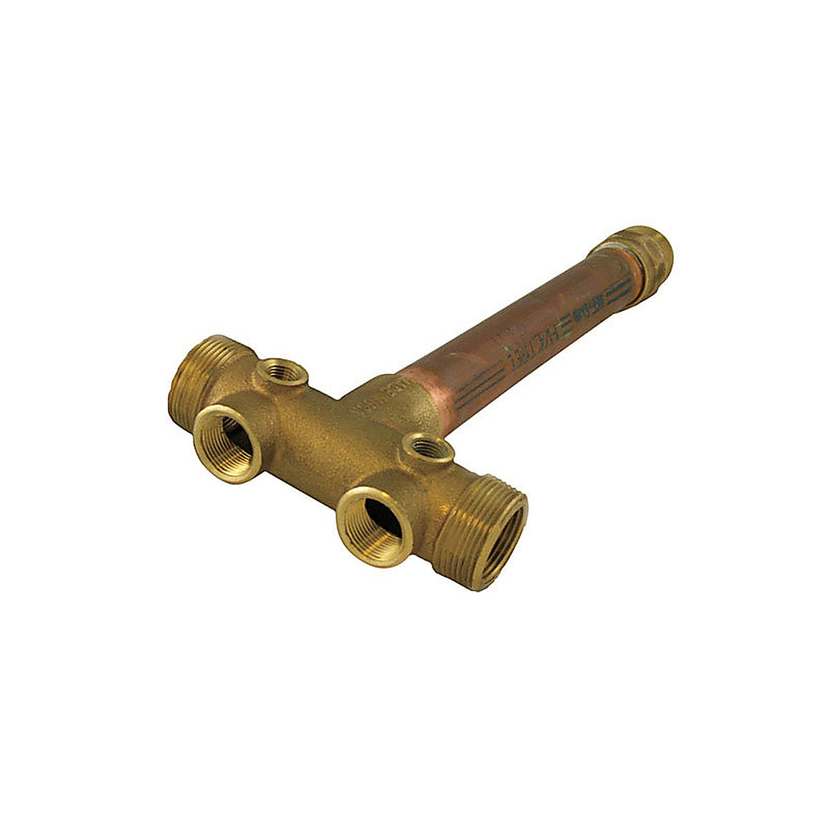 Campbell - RFTX5-4-LF - Brass Brown 1-1/4 in. Tank Cross